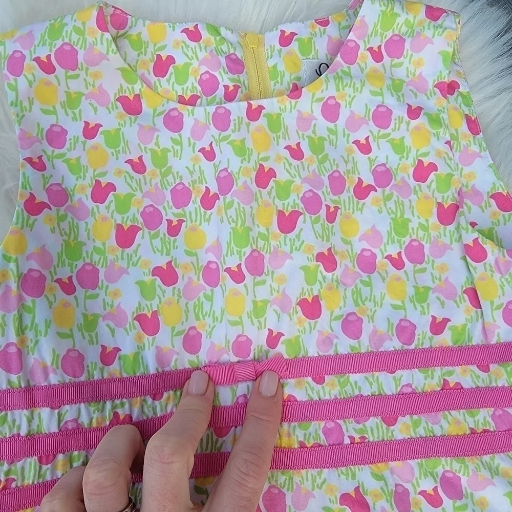 Vintage Lilly Pulitzer White Label Tulip Dress 8